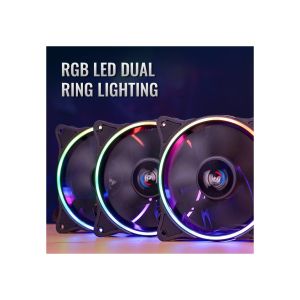 AeroCool Fan Pack 3-in-1 3x120mm - ECLIPSE 12 Pro - Addressable RGB with Hub, Remote - ACF3-EL10217.12