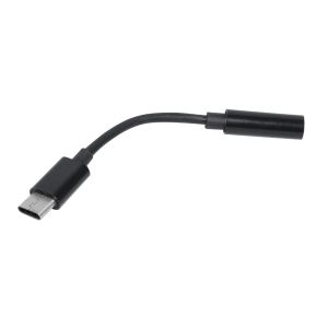 Makki Adapter Type-C M to 3.5mm audio jack 4P F, Black - MAKKI-CBL-C-AUDIO-BK