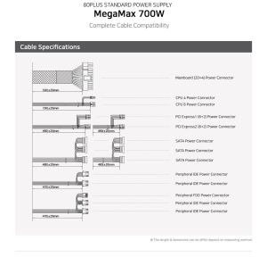 Zalman PSU MegaMax 700W 80+ ZM700-TXII