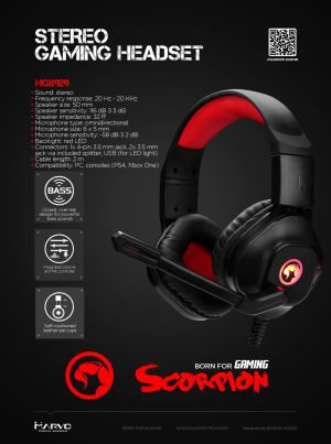 Marvo Gaming Headphones HG8929 - PC&Consoles / Backlight