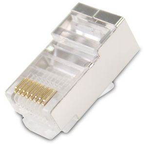 VCom конектори UTP connectors Cat6 STP/Shielded/RJ45 - 20pcs pack - NM026-20pcs