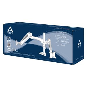 Arctic Стойка за монитор Desk Mount Dual Monitor Stand 4xUSB3.0 - Z2 3D - Gen3