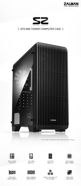 Carcasa computer Zalman Carcasa ATX - ZM-S2