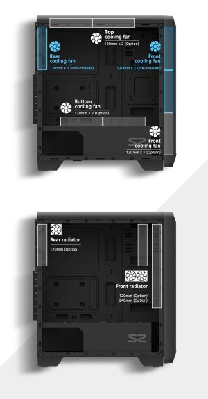 Carcasa computer Zalman Carcasa ATX - ZM-S2