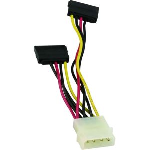 VCom Кабел SATA Power 2x - CE352-0.15m