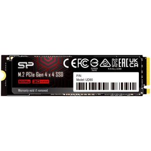 Silicon Power UD90 2TB SSD PCIe Gen 4x4 SSD UD90 - PCIe Gen4x4 & NVMe 1.4, 3D NAND, SLC Cache + HMB, 5 year warranty - Max 4800/4200 MB/s, EAN: 4713436149507