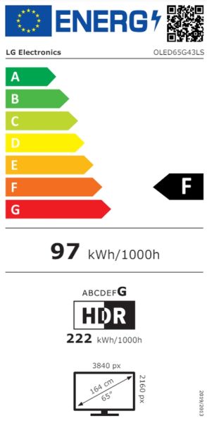 Телевизор LG OLED65G43LS, 65