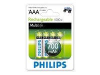 Baterie reîncărcabilă PHILIPS AAA 700mA 4buc