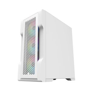 1stPlayer Case mATX - TRILOBITE T3 Mesh White