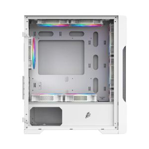 1stPlayer Case mATX - TRILOBITE T3 Mesh White