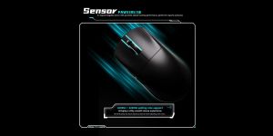 VXE Wireless Gaming Mouse Dragonfly R1 SE+ - Huano Blue Glow V2, Black