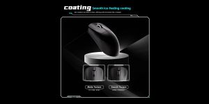 VXE Wireless Gaming Mouse Dragonfly R1 SE+ - Huano Blue Glow V2, Black