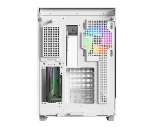 Montech KING 65 Pro, Dual Chamber Mid-tower Case, 3 ARGB Fans, White