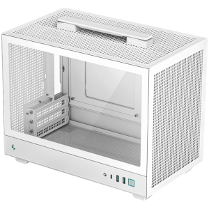 DeepCool CH160 WH, Mini Tower, Mini-ITX, 2xUSB3.0, 1xType-C Gen 2, 1xAudio, Mesh Panel, White, R-CH160-WHNGI0-G-1