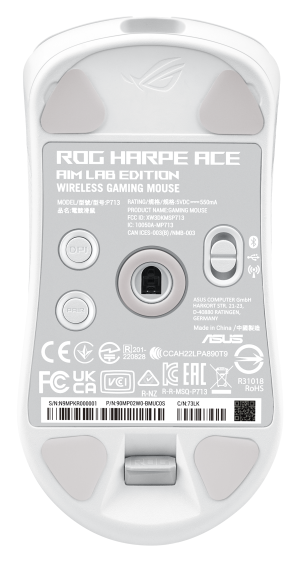 Gaming Wireless Mouse ASUS ROG Harpe Ace Aim Lab Edition - White