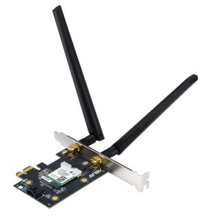 Adaptor PCIe ASUS PCE-AX1800 Dual-Band WiFi 6 802.11ax Bluetooth 5.2