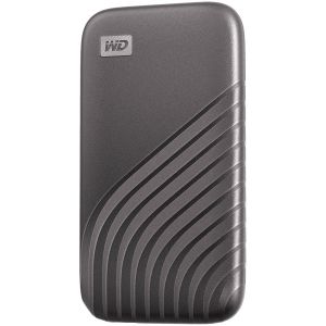 WD 1TB My Passport SSD - SSD portabil, viteze de citire de până la 1050 MB/s și scriere de 1000 MB/s, USB 3.2 Gen 2 - gri spațial, EAN: 619659184001