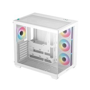 DeepCool Case ATX - CG530 4F White - 4 ARGB Fans