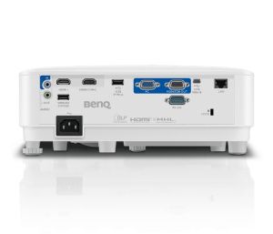 Proiector multimedia BenQ MH733, DLP, 1080p, 16.000:1, 4.000 ANSI lumeni, VGA, 2xHDMI, cititor USB pentru prezentări fără PC, JPEG, PDF, Word, Excel, PowerPoint, control LAN (RJ45), 2D Keystone, Corner fit , Difuzor, 3D Ready, 36M