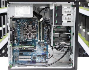 HP Workstation Z220CMT, Intel Xeon Quad-Core E3, 8192MB UDIMM DDR3, 500GB SATA, Tower, Grade A-