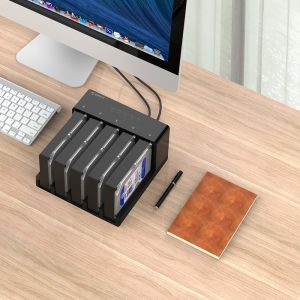 Orico докинг станция Storage - HDD/SSD Dock/Duplicator - 5x 2.5 and 3.5 inch USB3.0 - 6558US3