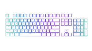 Keycaps ENDORFY - 124 pcs PBT - Onyx White