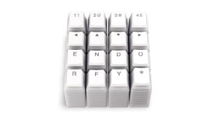 Keycaps ENDORFY - 124 pcs PBT - Onyx White