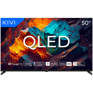 TV KIVI 50U720QB 50'' QLED 4K Google TV, Dolby Audio, Max Vivid, HDMI 2.1