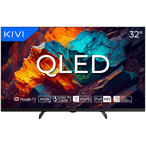 TV KIVI 32F720QB 32'' QLED FHD Google TV, Dolby Audio, Max Vivid