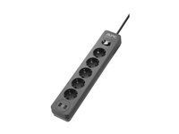 APC Essential SurgeArrest 5 Outlet 2 USB Ports Black 230V