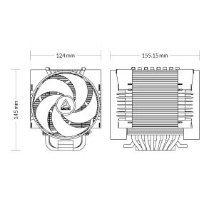 Arctic Сървърен охладител CPU Cooler - Freezer 4U-M