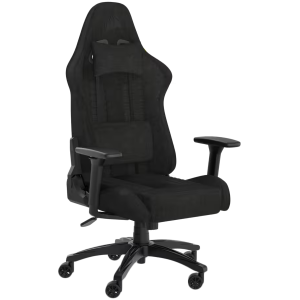 CORSAIR TC100 RELAXED Gaming Chair, Fabric - Black