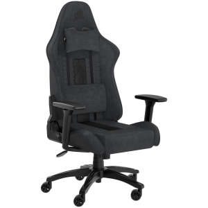 CORSAIR TC100 RELAXED Gaming Chair, Fabric - Grey and Black