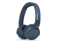 PHILIPS Wireless On Ear Headphone with mic 32mm drivers/closed-back blue