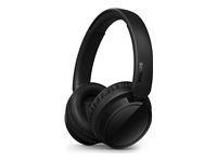 PHILIPS Wireless On Ear Headphone with mic 40mm drivers/closed-back black