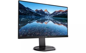 Монитор Philips 243B9, 23.8" WLED IPS, 1920x1080@75Hz, 4ms GtG, 250cd/m2, 1000:1, DC50M:1, Adaptive Sync, FlickerFree, Low Blue Light, 2Wx2, Tilt, Height Adjust, Pivot, Swivel, D-SUB, HDMI, DP, USB Hub