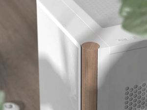 AeroCool кутия Case ATX - D501A White, Addressable RGB, Wood