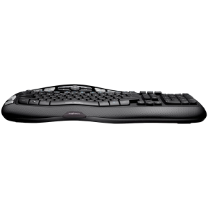 Keyboard Logitech Wave Keys wireless ergonomic keyboard - GRAPHITE - US INT`L - 2.4GHZ/BT - N/A - INTNL-973 - UNIVERSAL