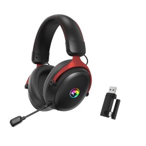 Marvo безжични геймърски слушалки Gaming Headphones Tactic X Pro - Bluetooth, 2.4G, 7.1, RGB - MARVO-HG9076W