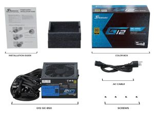 Seasonic PSU 850W Gold - G12 GC-850 V2 - SSP-850RT2