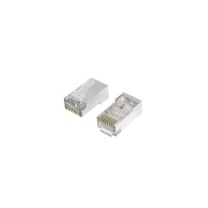 Hama Network Plug, CAT 6a, 10 Gbit/s, Shielded, 10 Pcs