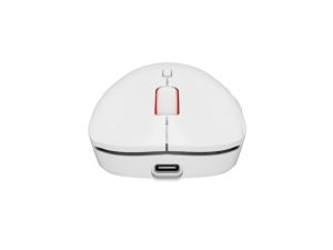Mouse Genesis Wireless Gaming Mouse Zircon XIII Custom Wireless 26000 DPI White