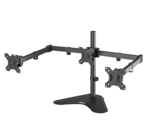Stand Neomounts by NewStar Flat Screen Desk Mount (stand) for 3 screens