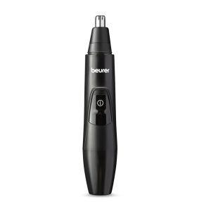 Тример Beurer MN2X Precision trimmer, Incl. 3 attachments for trimming and shaping eyebrows, nose and ear hairs, High-quality stainless steel attachments, (IPX4), Battery-powered, Incl. protective cap, cleaning brush and storage bag