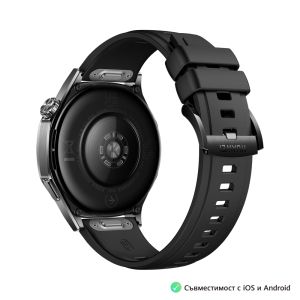 Huawei Watch GT5 Vili-B19F, 1.43", Amoled 466x466 PPI 326, BT5.2 BLE/BR/EDR, 5ATM, 524mAh, Screenshot sharing, support message input, message notifications, Battery life up to 14 days, Compatible with iOS and Android devices, Black Fluoroelastome