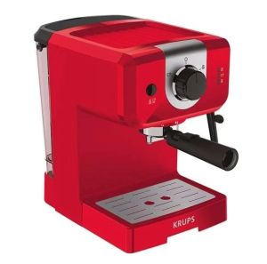 Coffee machine Krups XP320530, ESP STEAM&PUMP MECA OPIO RED, 1050W, 15 bar