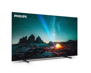 Philips TV 43PUS7609/12, 43" UHD HD LED, 3840 x 2160, DVB-T/T2/T2-HD/C/S/S2, Pixel Precise Ultra HD, HDR+, HLG, Smart TV with new OS, Dolby Vision, Atmos HDMI, VRR, 2* USB, Cl+, 802.11n, Lan, 20W RMS, Black