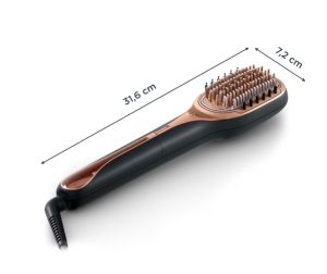 Electric hair brush Rowenta CF9940F0 Hair Therapist Steam Brush Black