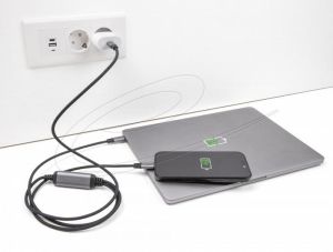 Delock Кабел USB-C, Y-кабел, 2 x USB-C PD 3.0, 100 W, 1.2 m