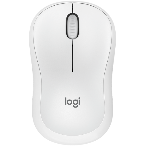 Безжична оптична мишка LOGITECH M240, Off-White